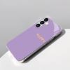 Simplified color electroplated glass phone case suitable for Samsung Galaxy S26 S25 S24 S23 S22 S20 FE/Ultra/Plus anti drop