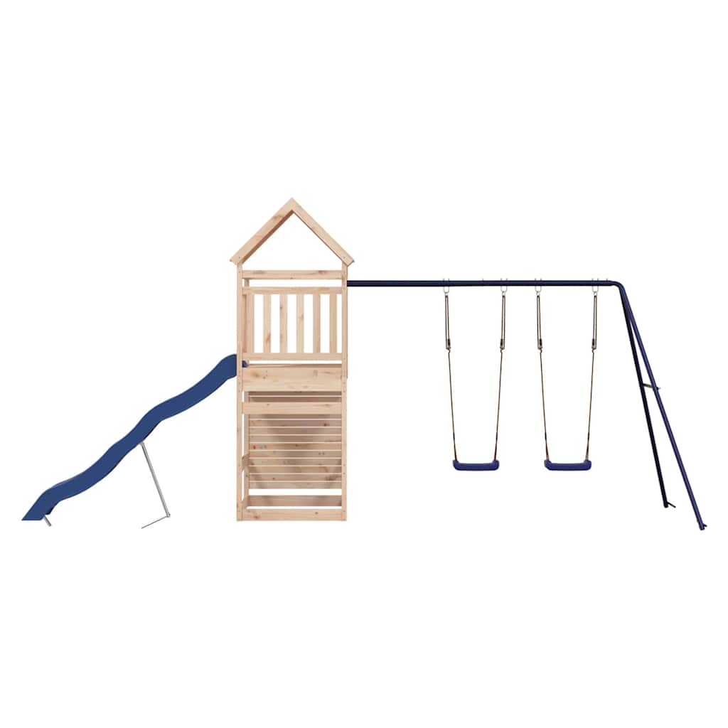 Solid Wood Play Tower Pine