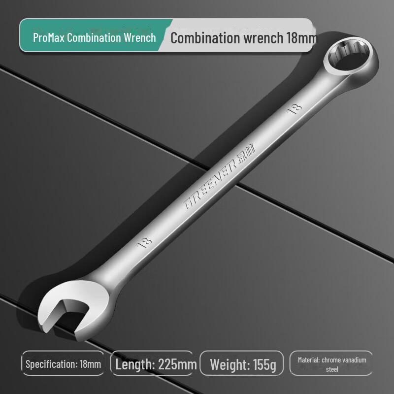 Green Forest Dual-Purpose Wrench Set: Double-Head, Open-End, 13-14mm