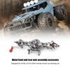 Metal Axle Assembly Upgrade Accessories Fit for   SCX10 4  RC Off Road Crawler(Red )