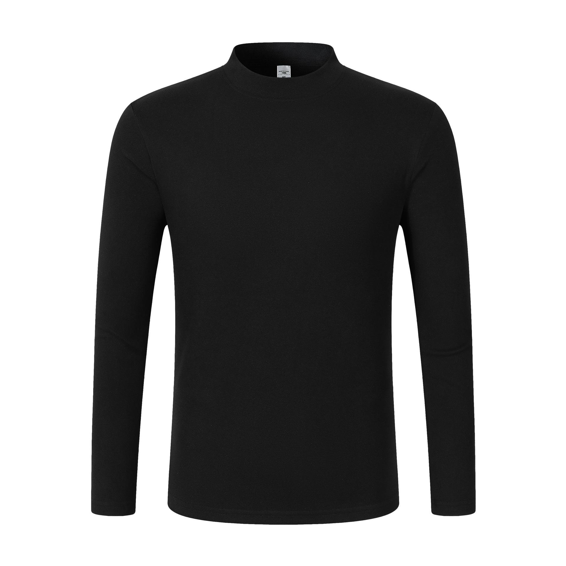 

Мужская базовая рубашка из двухстороннего немецкого бархата с полувысоким воротником, однотонная, с толстым бархатным верхом для тепла, в комплекте с футболкой с длинным рукавом L