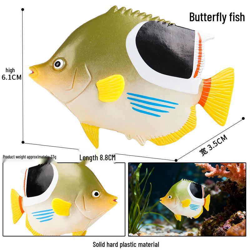 Ocean Wildlife Simulation Toy Set: Sea Turtle, Shark, Whale, Sea Lion, Tiger Shark, Manta Ray, Seal, Grouper.