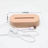 Night Light Wooden Led Base DIY Installation Light Base Durable Lamp Socket  Home Decor