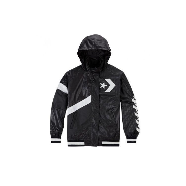 Converse Jackets Women's Black Detachable Hood Moderate Other 10017653-A01