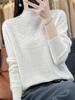 Kardigan damski, kaszmir Qinghe, 30% kaszmiru, 70% wełny, zimowy sweter dzianinowy, jesienny sweter damski sweter kaszmirowy dzianinowy top z długim rękawem