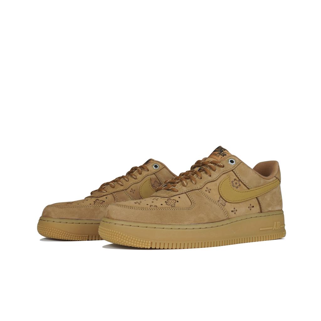 Nike Air Force 1 Low Top Skateboard Shoes Unisex Brown CJ9179-200(Team-)