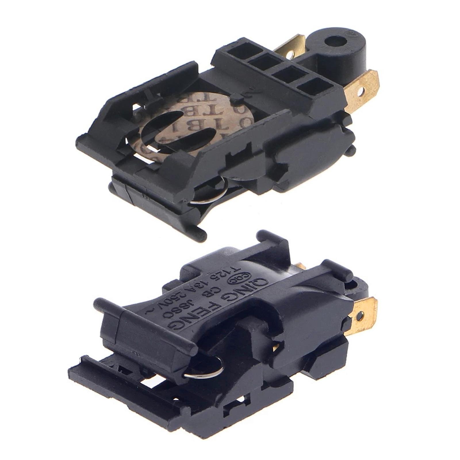 

2 шт. Термостат для электрического чайника, переключатели 13A/16A 250V ABS, автоматическое отключение для безопасности и эффективности кухни 16