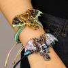 Vintage Hand Woven Dragon Hand Rope Enamel Diamond Inlaid Flying Dragon Jewelry Waterproof for Travel Wear