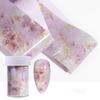 Nail Art Transfer Paper Ink Smudging Nail Marble Pattern Cloud Starry Sky Sticker Japanese Diy Decoration 100Cm