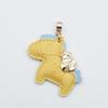 Instant Wealth Leather Keychain with Cartoon Pony Pendant for Couples – Trendy Bag and Car Accessory