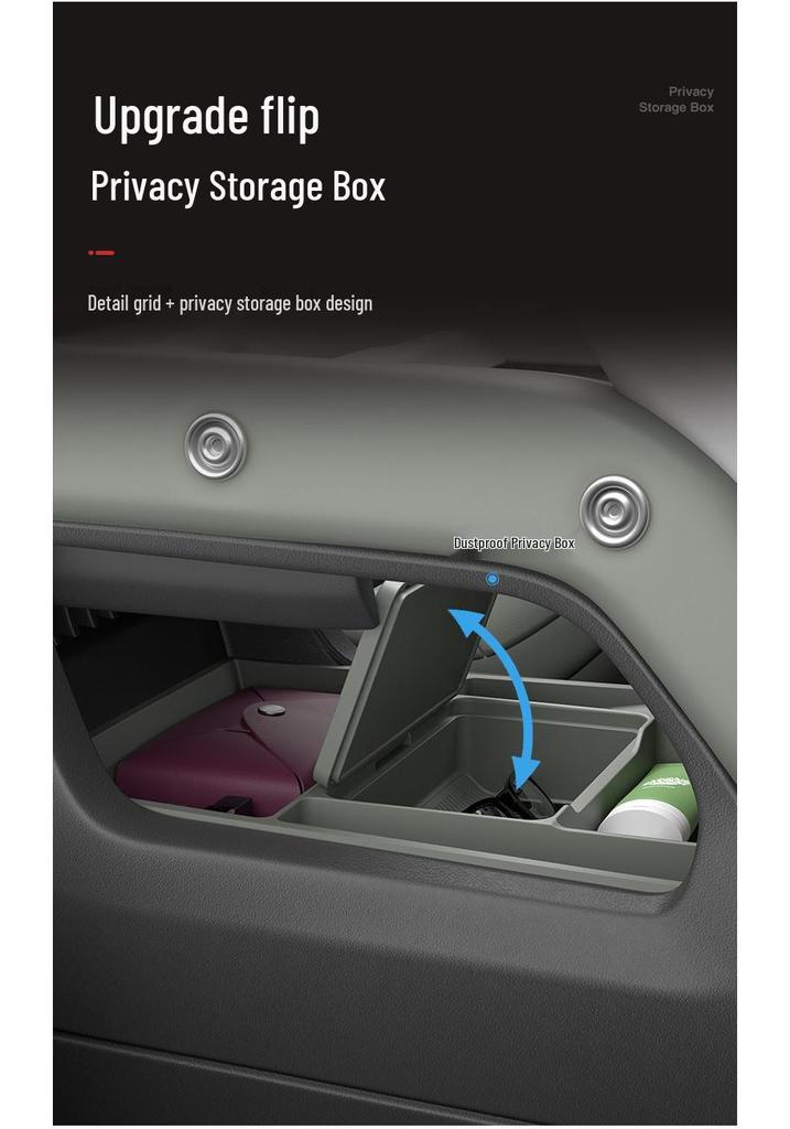 Fits 26 Land Rover Defender Models: Silicone Console Handle Cover & Storage Box - Interior Car Accessory