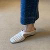 New Retro Shoes Woven Hollowed-out Flip-flops Insole Height-increasing Shoes and Flip-flops