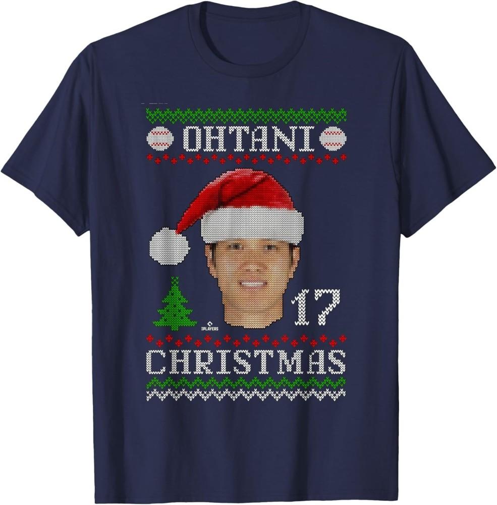 

Шохей Отані Лос-Анджелес Бейсбол Різдвяний Светр Футболка MLBPA S