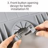 Fast Self-Draining Silicone Faucet Draining Pad Non-Slip 24 Inch Kitchen Sink Splash Guard Foldable Waterproof