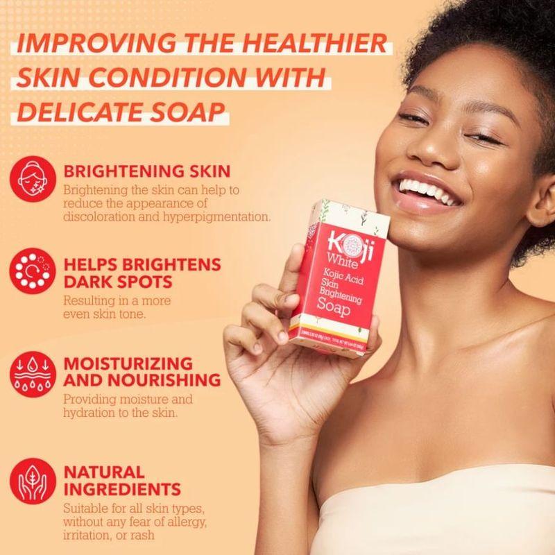 Koji White - Kojic Acid Skin Brightening Soap