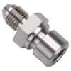 NEW HOT In Stock-M10x1.0 Inverted Flare Female 4AN Male Stainless Steel Brake Line Adapter Fitting
