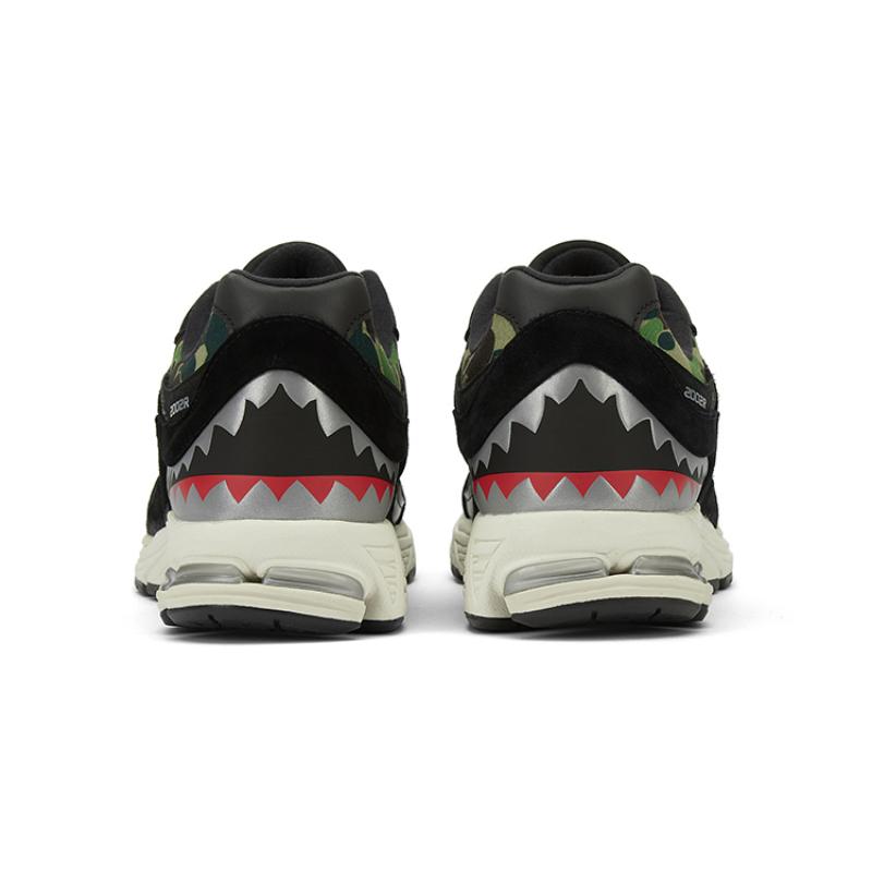 New Balance Bape X 2002R 'Apes Together Strong   Black Camo' Sneakers M2002RBF