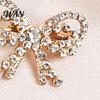 Oxidation-proof Pin Bowknot Design Brooch for Women, Faux Pearl Rhinestones Inlaid Lapel Jewelry Pin, Versatile Accessory Sweaters Collars Hats