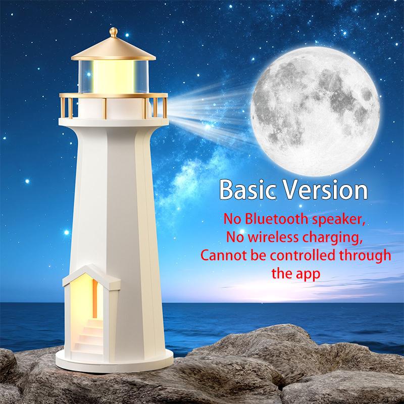 

Moon Projector Lamp RGB Atmosphere Night Light BT Speaker Mobile Phone Wireless Charger for Bedroom Decor Creative Gift for Kids