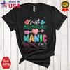 Just Another Manic Nana Day Cute Cool Mother's Day Family Group Hearts Shirt