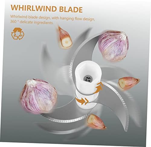 1satz Electric Garlic Chopper Mini Wireless Food Processor Portable Kitchen Grinder Easy Clean Baby Food Maker