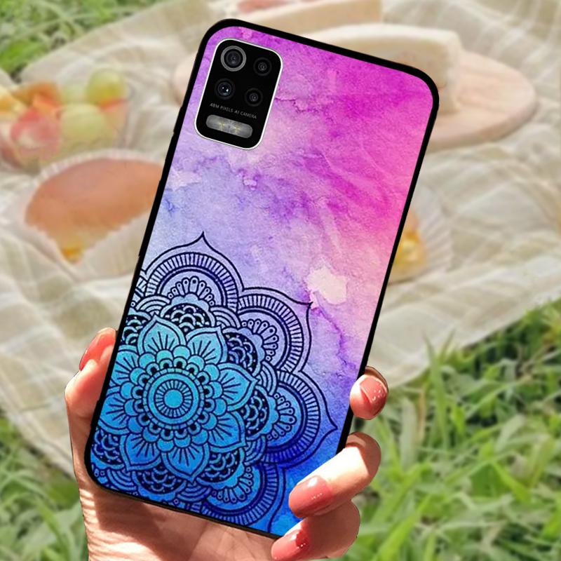 For LG K52 Q52 K62 4G Case Silicone Soft TPU Black Bumper Cover For LG K62+ Coque K62 Plus 4G Fashion Phone Protective Fundas