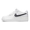 Air Force 1 Slip Resistant Lightweight Cushioning Low Top Kids' Skateboarding Shoes Black Gray Teenagers 596728-038