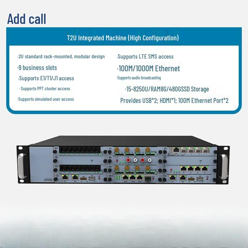 TTF T2U IPPBX Voice Exchange System (CN version)