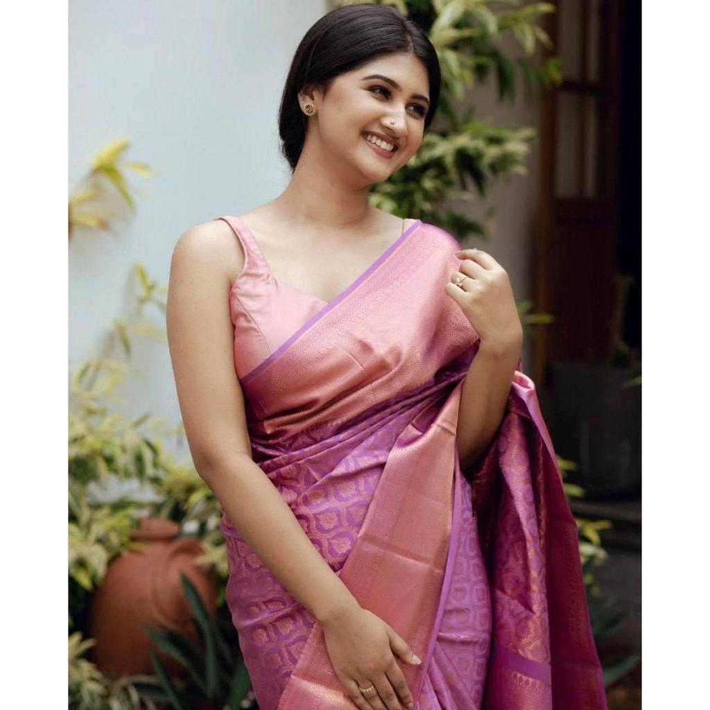 ROYAL COLLECTION | Soft Lichi Silk Saree with Rich Jacquard Work
