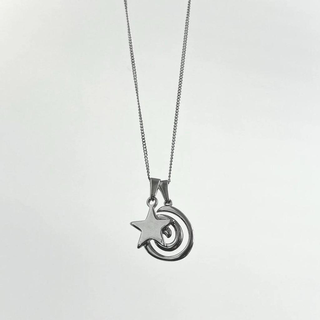 Bohemian Geometric Stainless Steel Pendant Necklace For Women Jewelry 2025 Trendy Accessories