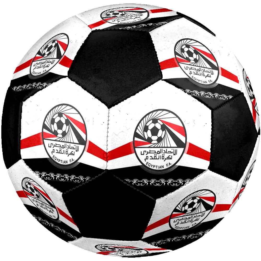 Egyptian FA Soccer Ball Colorful All Ages Machine Stitched PVC Competition Ready Durable High-Bounce.SIZE5