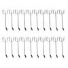 20pcs Pegboard hooks, Garage Hole Board Pegboard Accessories Curved Hooks Home Jewelry Display Hangers For Metal Shelving Iron