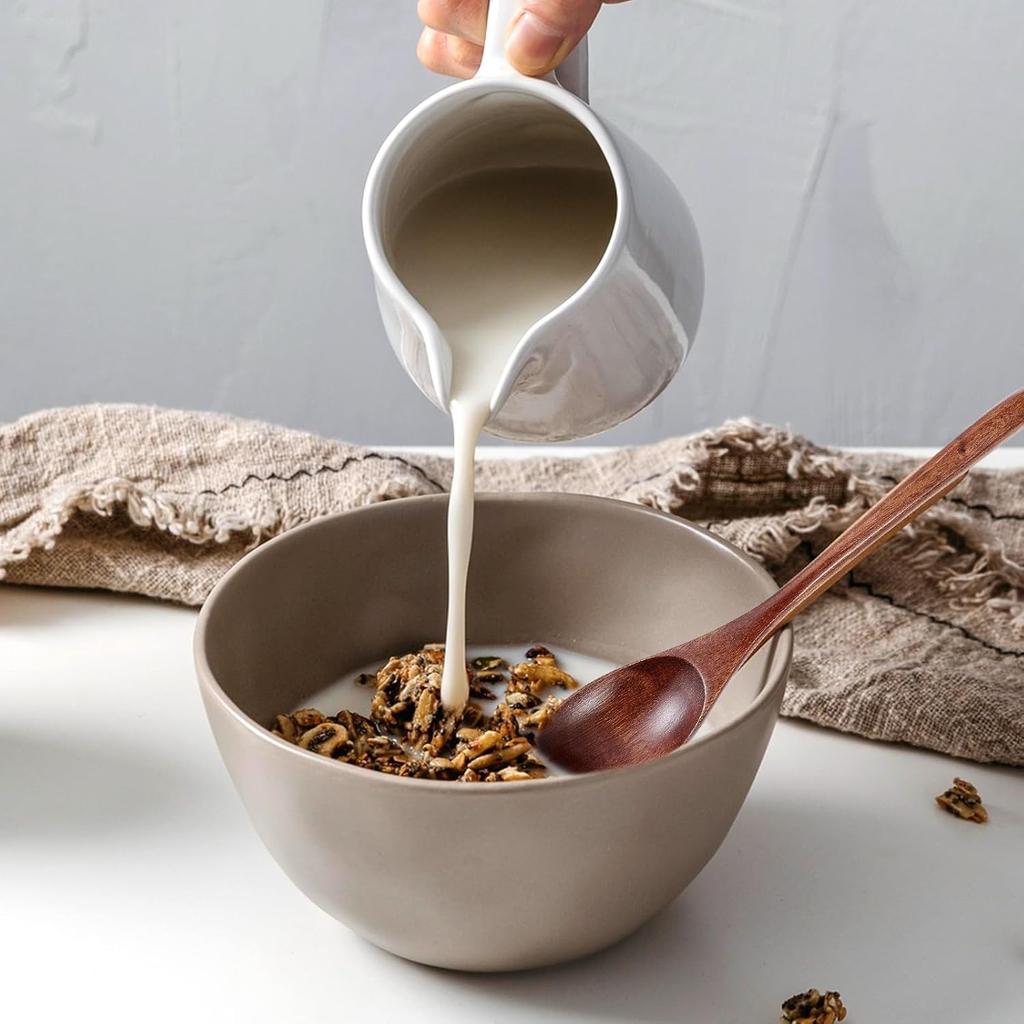 2 PCS 9 Inch Long Wooden Honey Spoons Handle Spoons Coffee Spoon Teaspoon Honey Stirring Spoon Cocktail Accessories for Kitchen Eating Dessert Mixing