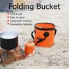 10/20L Portable Folding Bucket Waterproof Outdoor Travel Camping Water Storage Bag Fishing Collapsible Bucket Folding Foot Basin