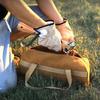 Outdoor Camping Tools Bag with Handle, Tent Stake Peg Rope Storage Pouch, Waterproof Canvas Hiking Gear Organizer Tote with Zipper
