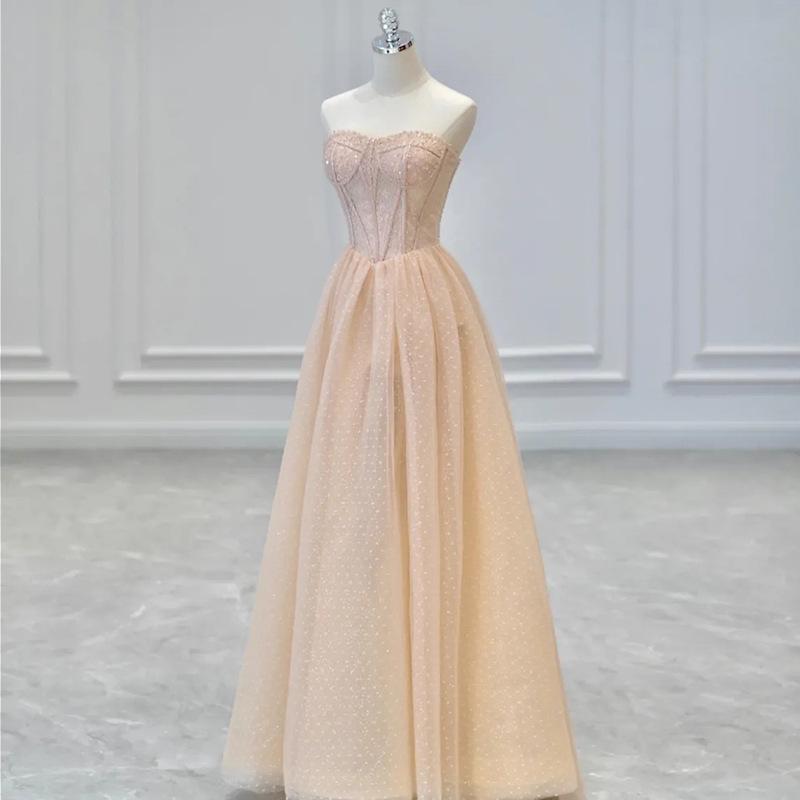 Evening Dress Women's 1011 New Banquet Temperament Socialites Annual Meeting Fairy Art Test Vocal Socialites Host Dress