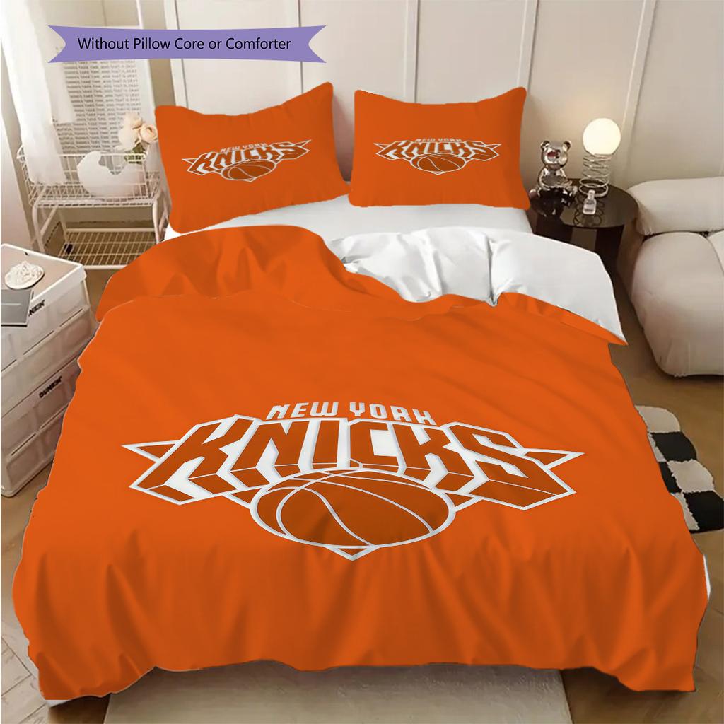 Biancheria da letto Knicks Legacy Basketball Brilliance(1 * copripiumino + 2 * federa, senza nucleo)Set biancheria da letto morbido e confortevole Regalo di Natale compleanno