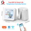 Tuya Smart WiFi Temperature Humidity Monitor Wireless Backlight Hygrometer Thermometer Sensor APP Control Home Assistan
