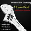Universal Adjustable Wrench: Multifunctional Household Tool with Large Jaw, Available In 6, 8, and 10 Inch Sizes.