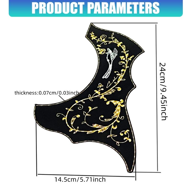 Electric Guitar Accessory Plastic Guitar Parts String Instrument Accessories Scratch Plate Electric Guitar Pickguard