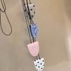 Leopard Print Pu Leather Magnetic Glasses Clip Neck Hanging Eyeglass Clip Sunglasses Glasses Holder Sunglasses Storage