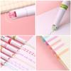 Tools Flower-shaped Highlighters Curve Highlighter Pen Multiple Shapes Integrated Markers Pen