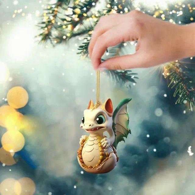 

Joyful Dragon Christmas Baby Hanging Decoration For Cheerful Car And Home Atmosphere 9
