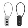 4 Digit Combination Padlock Anti-Theft Password Padlock Cabinet Steel Cable Password Lock Outdoor Travel Luggage Security Lock