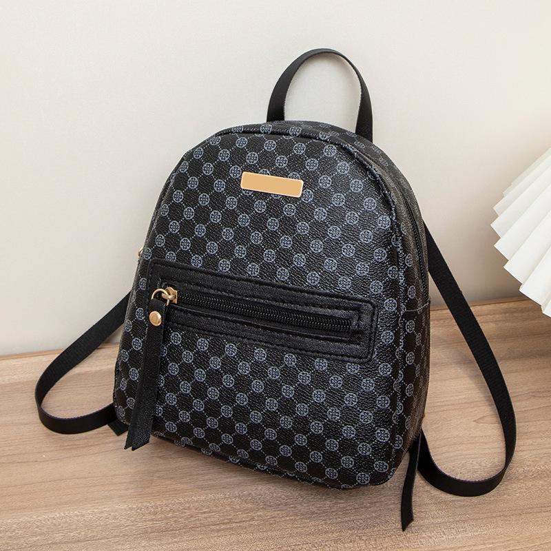 2024 Trendy Women's Backpack: Polka Dot & Sequin Design