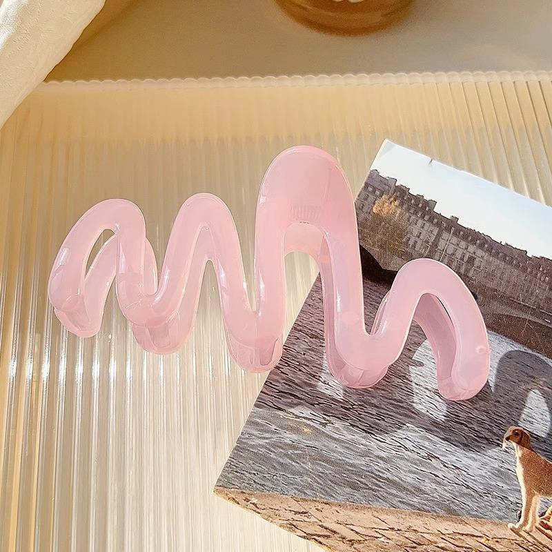 Jelly color shark hairpins 1 PC with as a head accessory wavy low-neck hairpin clips series resembling hairstyle Jewelry