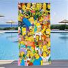 1pc The Simpsons Beach Towel Microfiber Quick Dry Classic Cartoon Bath Towel For Pool Beach Travel Cartoon Fans Gift