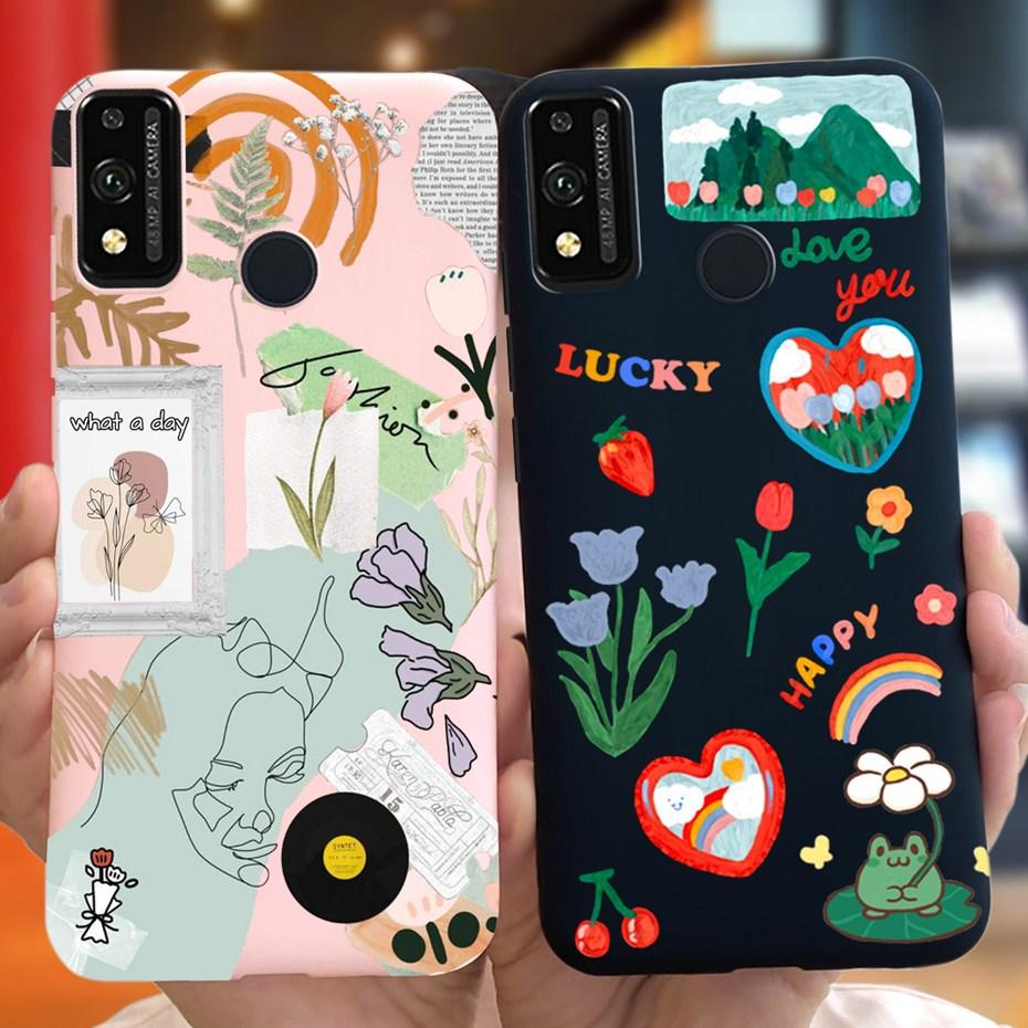 For Honor 9X Lite JSN-L21 Phone Case Honor 9X STK-LX1 Lovely Printing Macaroon Silicone Soft Cases Cover For Honor9X 9 X Lite