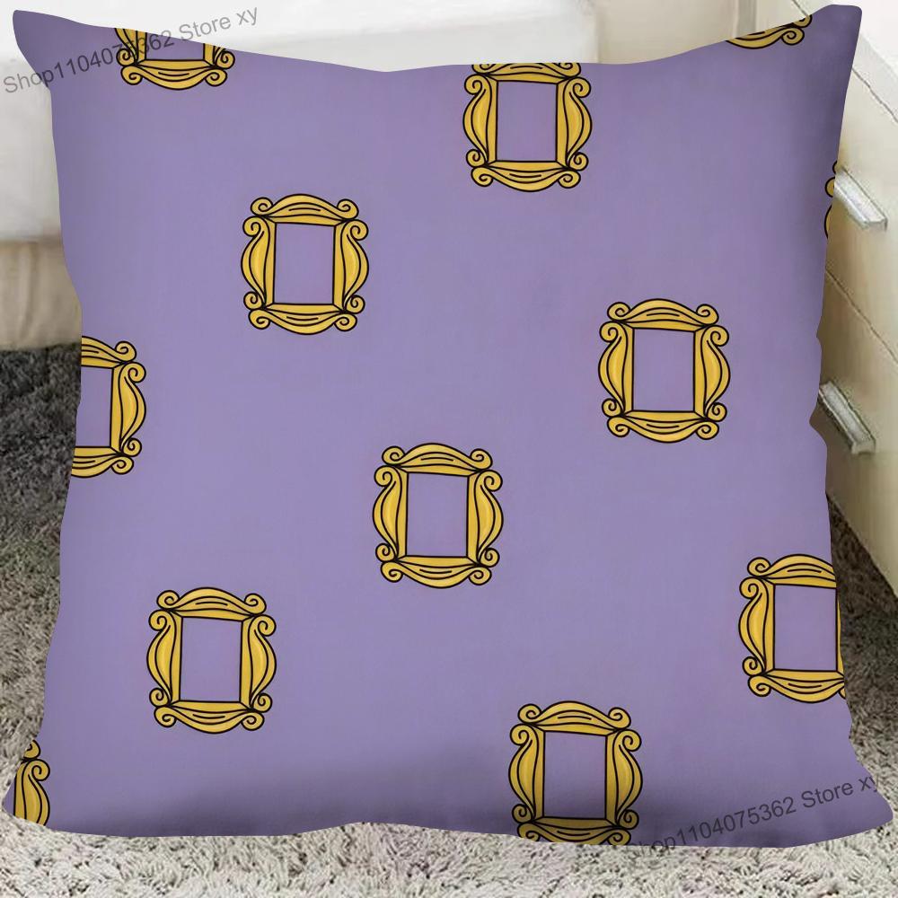 1Pc Classic Tv Series Friends Pillow Case Square Pillow Cushion Cover Bedroom Sofa Room Decoration Casual Pillow Cover