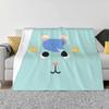 Sherb Acnh Design Best Selling Room Household Flannel Blanket Sherb Acnh Acnl Animal New Horizons New Leaf